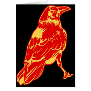 Einzige Krähen-Illustration