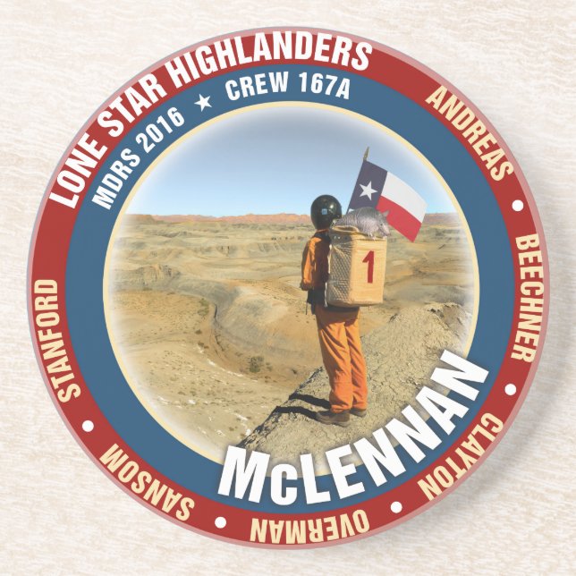 Einzige Stern-Hochländer-Crew 167A Getränkeuntersetzer (Vorne)