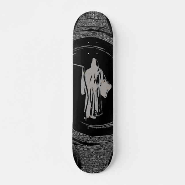 Einziger grimmiger Sensenmann Skateboard (Vorne)