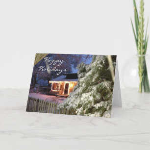Einziger Kiefern-Feiertag Feiertagskarte