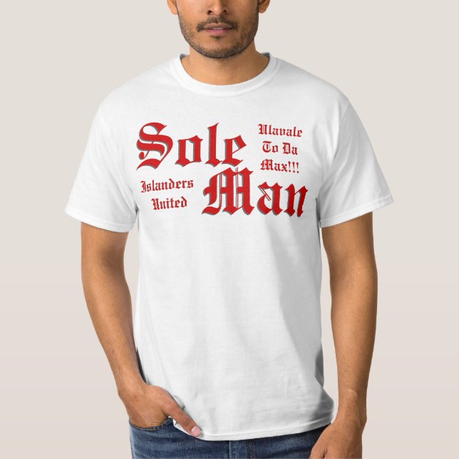 Einziger Mann T-Shirt (Vorderseite)