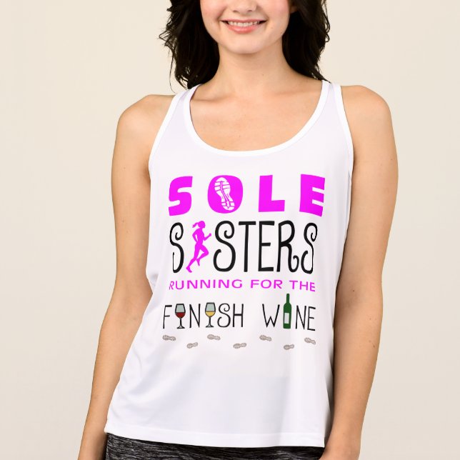 Einziger Schwester-Endwein - aller Sport Tank Top (Vorderseite)