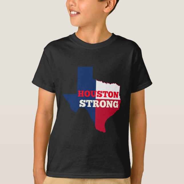 Einziger Stern "Houston stark " T-Shirt (Vorderseite)