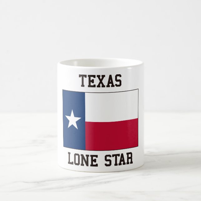 Einziger Stern Texas Kaffeetasse (Mittel)