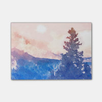 Einziges Baum-Aquarell