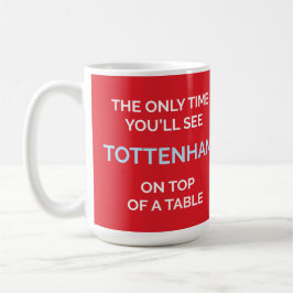 Einziges Mal, dass man Tottenham an der Tabellensp Kaffeetasse