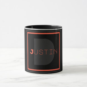 Einziges Monogramm Tasse