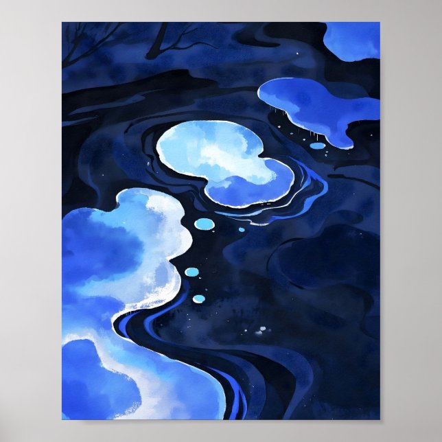 Einzigfarbige Farbe Poster (Vorne)