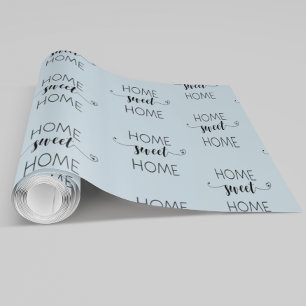 Einzugsgeschenk Home Sweet Home Geschenkpapier
