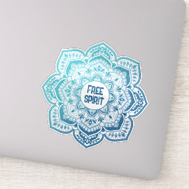 Eira Mandala Personalisierter Vinyl-Sticker Aufkleber