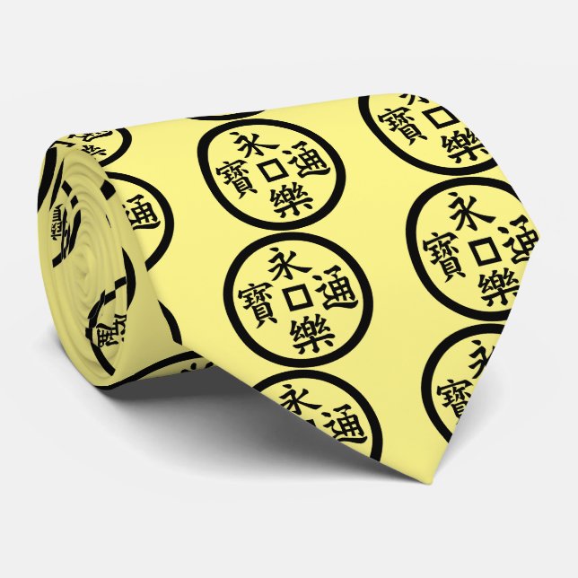 Eiraku-Münze Krawatte (Gerollt)