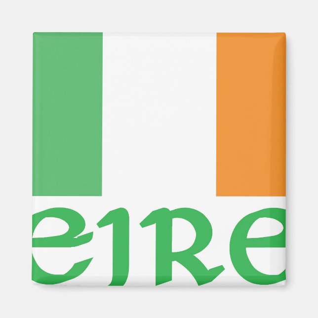 EIRE irische Flagge Magnet (Vorne)