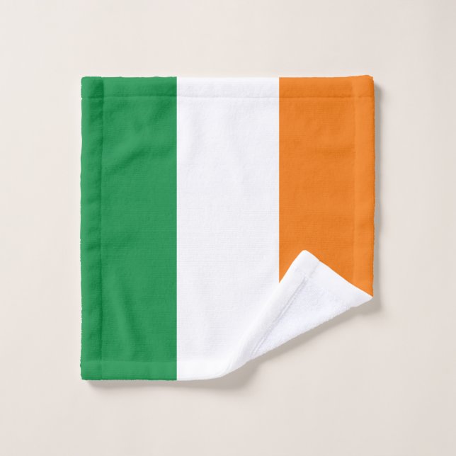 Éire Irish Flag Badetuch Set aus den USA (Waschlappen)