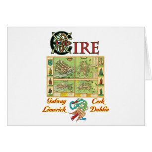 Eire-Stadt-Karte