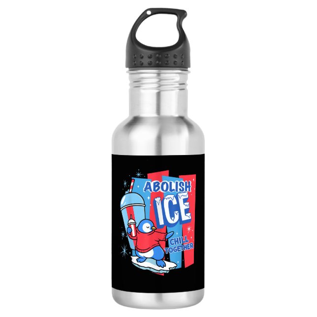 Eis abschaffen edelstahlflasche (Vorderseite)