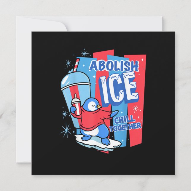 Eis abschaffen einladung (Vorderseite)
