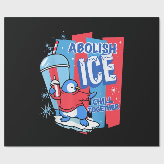 Eis abschaffen geschenkpapier (Flach)