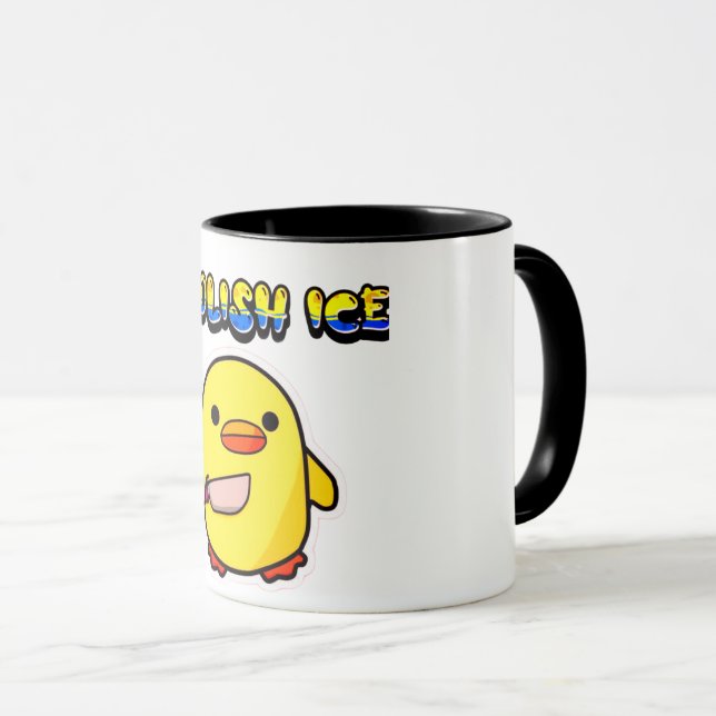 Eis abschaffen – Grenzen schmelzen Abstraktes Konz Tasse (VorderseiteRechts)