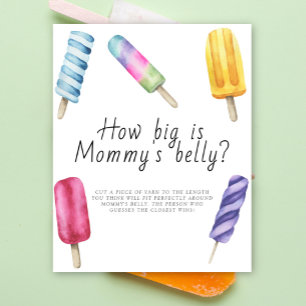 Eis am Stiel - Wie groß ist Mamas Bauch Spiel Poster