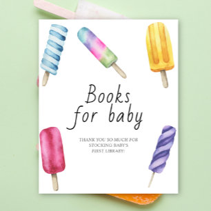 Eis-amigo-Baby-Party - Bücher für Baby-Plakat Poster