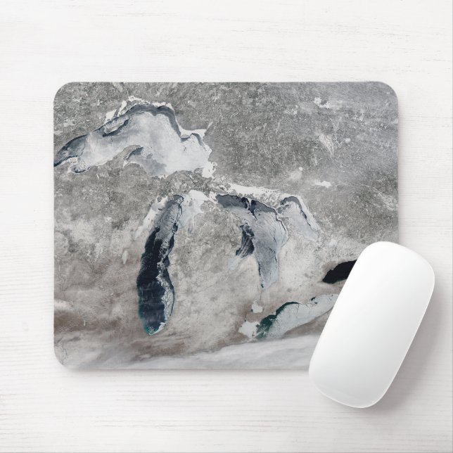 Eis auf den Großen Seen, Staaten. Mousepad (Mit Mouse)