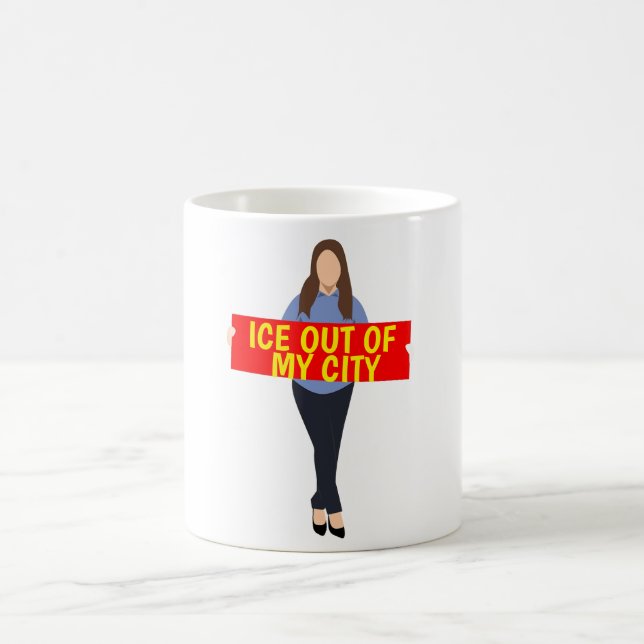Eis aus meinem Stadtkaffeebecher  Kaffeetasse (Mittel)