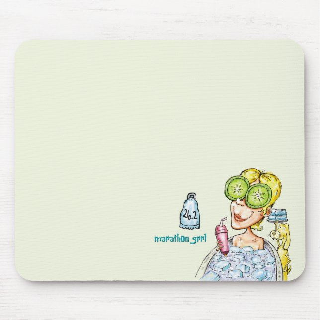 Eis-Bad-Mausunterlage Mousepad (Vorne)