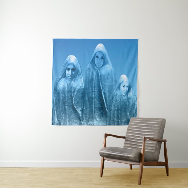 Eis Blue Sky Plakatband Wandteppich (Beispiel)