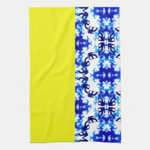 Eis Blue Snowboarder Sky Yellow Snowboarder Sport Geschirrtuch