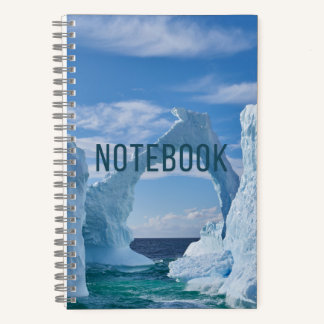 Eis-Bogen-Notizbuch Notizbuch