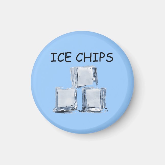 Eis Chips Krankenhaus Krankenschwester identifizie Magnet (Vorne)