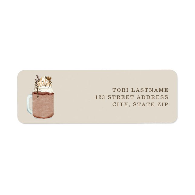 Eis Coffee Cold Brew Mason Jar ein Baby wird braue (Vorne)