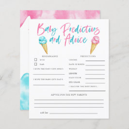 Eis Cream Gender Reveal Baby Predictions & Advice