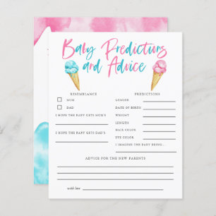Eis Cream Gender Reveal Baby Predictions & Advice