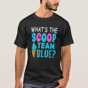 Eis Cream Gender Reveal Matching Team Blue Was ist T-Shirt