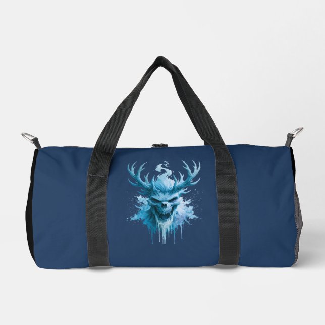 Eis-Dämonenschädel-Turnbeutel Duffle Bag (Vorderseite)