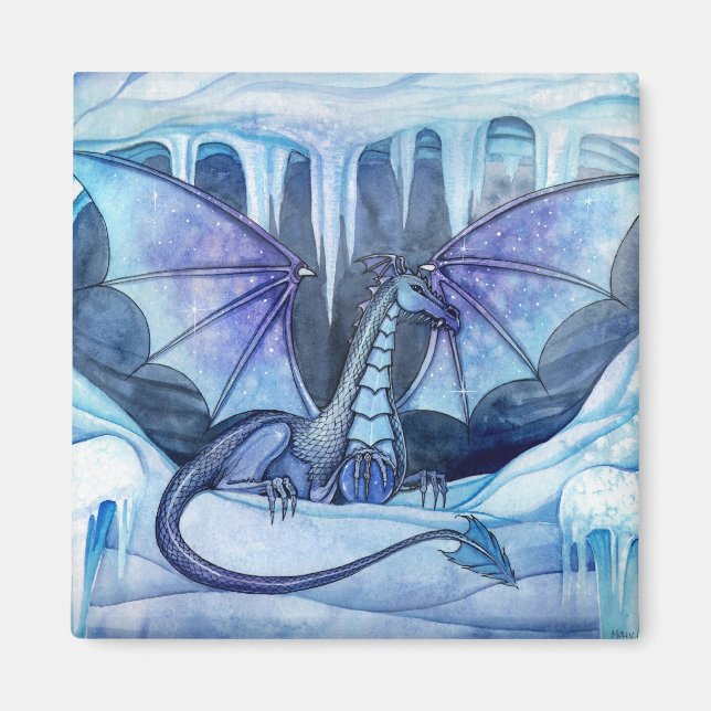 Eis-Drache-Magnet Magnet (Vorne)