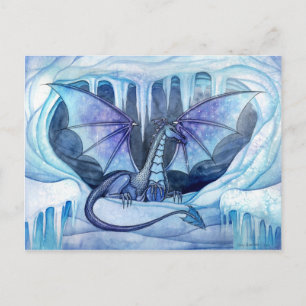 Eis-Drache-Postkarte von Molly Harrison Postkarte