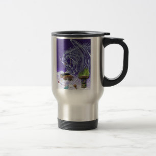 Eis-Drache-rostfreier Stahl-Reise-Tasse Reisebecher