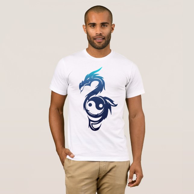 Eis-Drache T-Shirt (Vorne ganz)