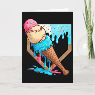 Eis-Drip Verkaufen Jungen Spieltag Home Plate Trop Karte