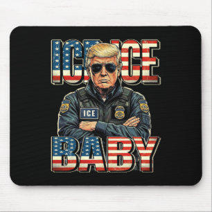 Eis Eis Von Trump Lustiger Trump Meme 2026 Retro  Mousepad