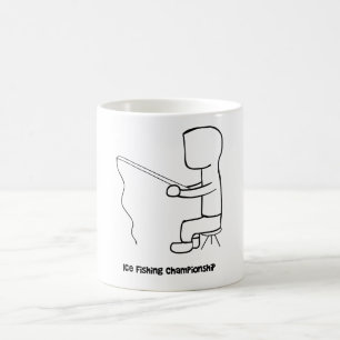 Eis-Fischen-Meisterschafts-Tassen-/Kaffeetasse Tasse