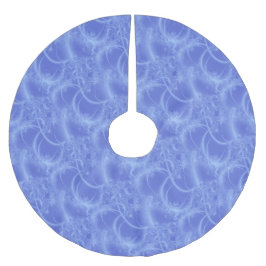 Eis-Fraktal-Baumrock Polyester Weihnachtsbaumdecke