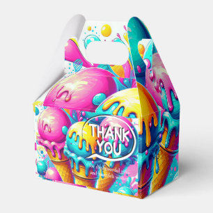 Eis Geburtstagsparty Geschenkschachtel