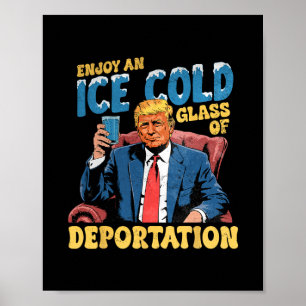 Eis Genieße Ein Eiskaltes Gl Der Abschiebung Lusti Poster