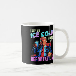 Eis genießt ein eiskaltes Gl der Deportation 1 Kaffeetasse