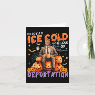 Eis genießt eine Eiskalte GL der Deportation Funny Karte