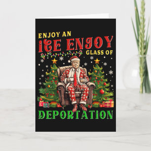 Eis genießt eine Eiskalte GL der Deportation Funny Karte