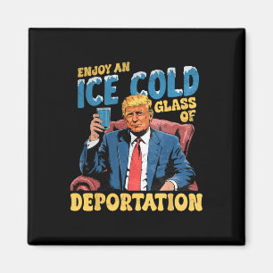 Eis genießt eine Eiskalte GL der Deportation Funny Magnet